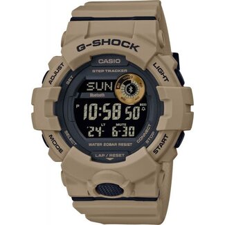 Casio G-Shock Casio G-Shock Horloge GBD-800UC-5ER  Digitaal Quartz Beige Bluetooth 200m Waterdicht 48mm