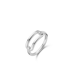 Ti Sento Milano Ti Sento Ring 12229SI/56 Ring zilver link