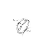 Ti Sento Milano Ti Sento Ring 12229SI/56 Ring zilver link