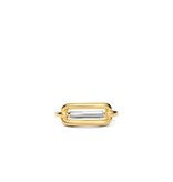 Ti Sento Milano Ti Sento ring 12229SY/54 zilver geelgoud plated  link