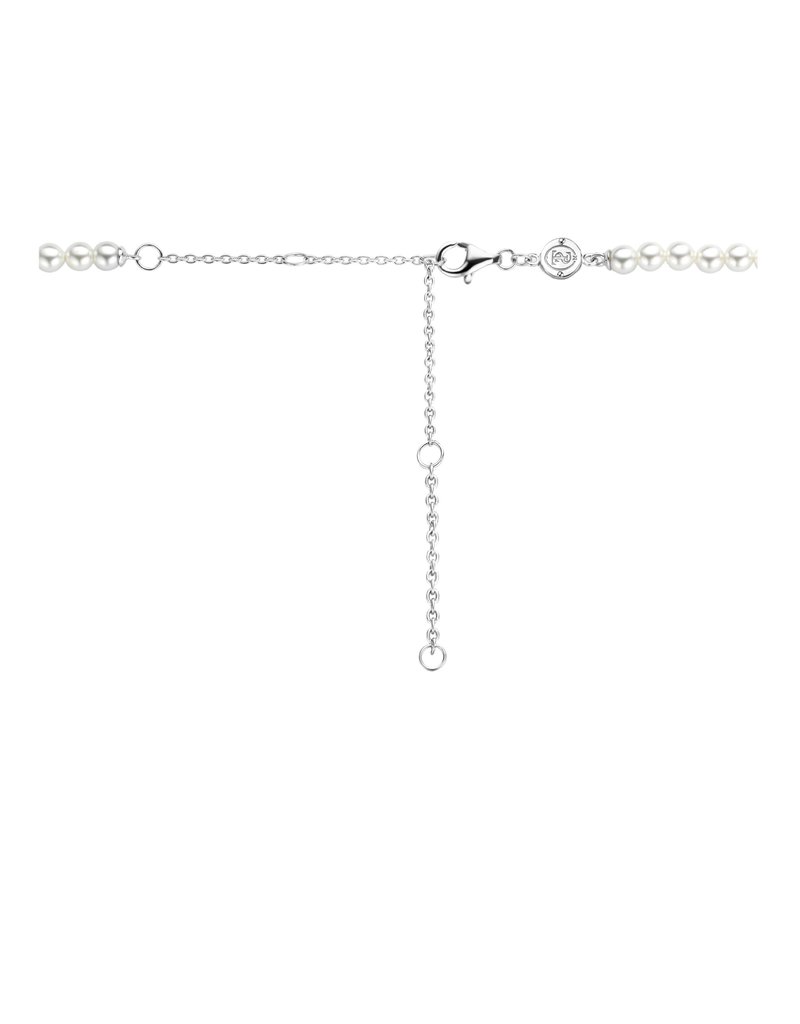 Ti Sento Milano Ti Sento Collier 3916PW/42 Parels in 42 cm met zilveren sluiting