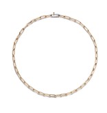 Ti Sento Milano 3947SR/48 Collier zilver rose plated closed forever 48 cm