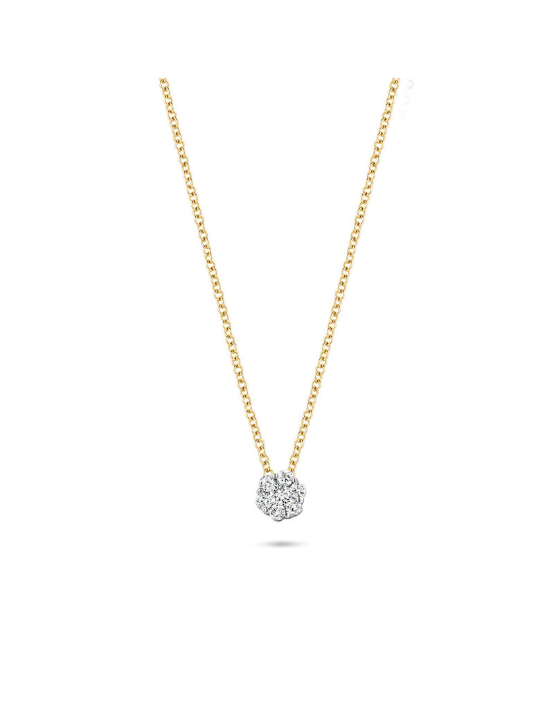 Blush Blush Collier 3602BDI 14k Geelgoud 0,07crt G SI Biljant geslepen Diamant