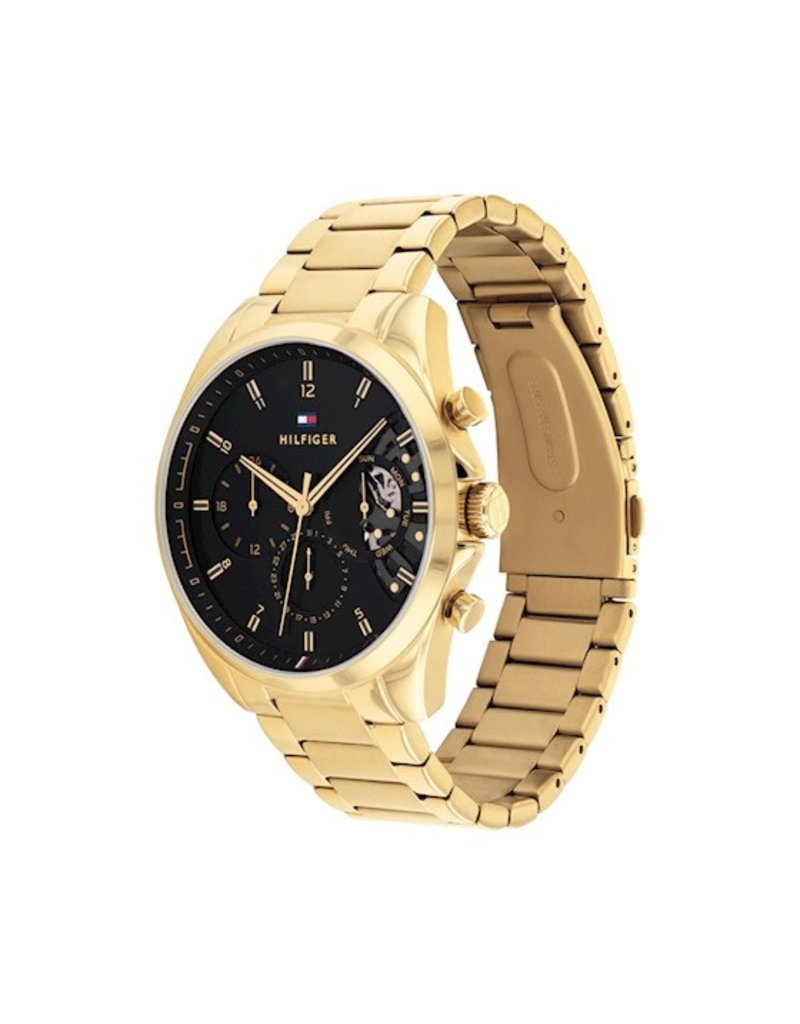 Tommy Hilfiger Tommy Hilfiger TH1710447 Horloge Heren Baker Staal Goud