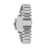 Tommy Hilfiger Tommy Hilfiger Dames Horloge TH1782348 Staal Bi-color Bezel Quartz Chronograaf Emery