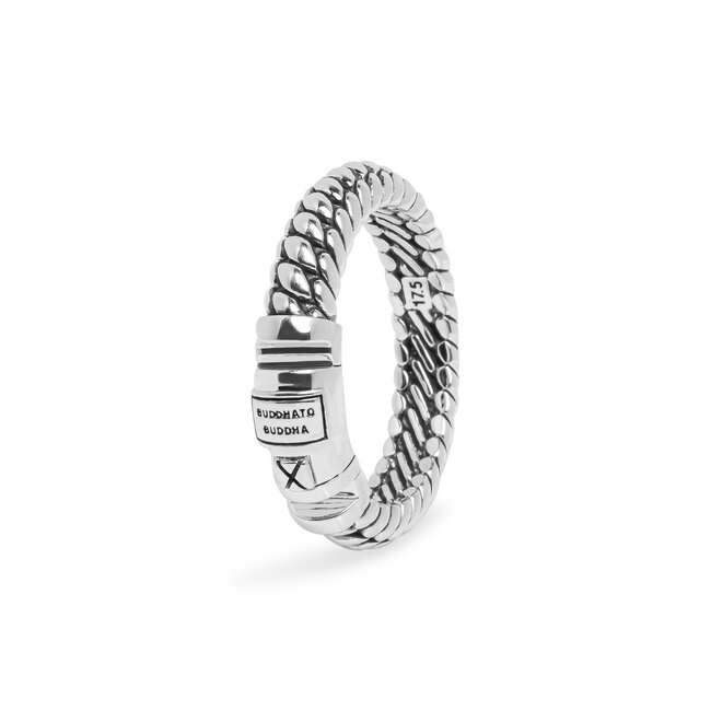 Buddha to Buddha Buddha to Buddha Ring 613 17.5 Ben XS Lock Zilver Maat 17.5