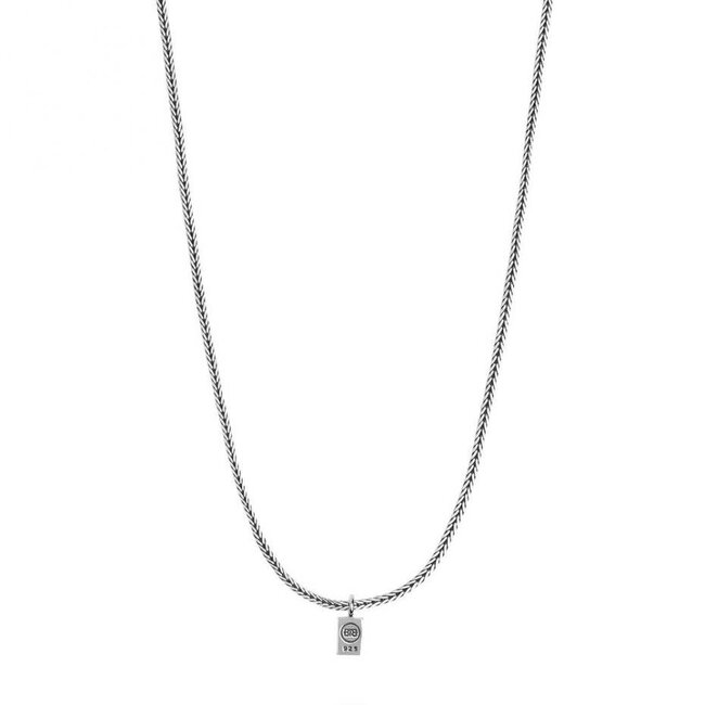 Buddha to Buddha Buddha to Buddha Collier 719 60 Barbara XS Zilver 60cm