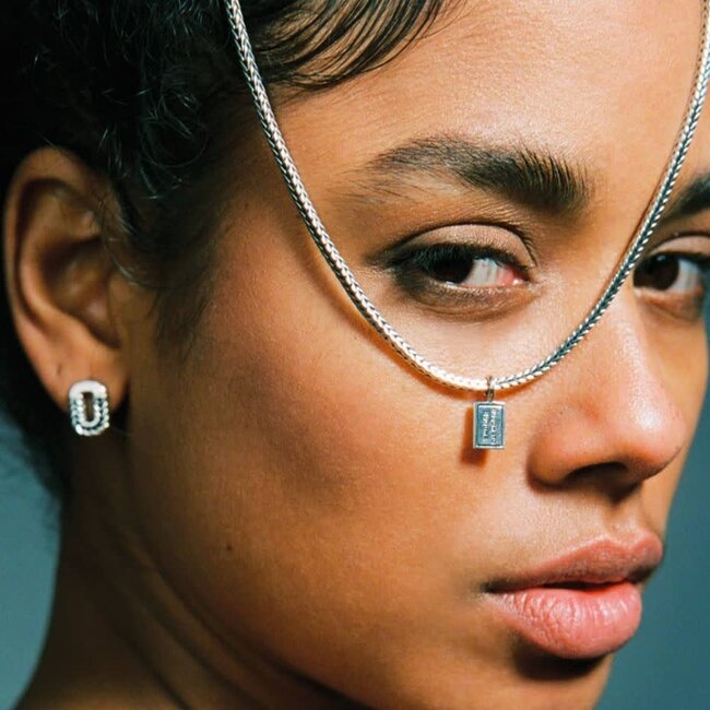 Buddha to Buddha Buddha to Buddha Collier 719 60 Barbara XS Zilver 60cm