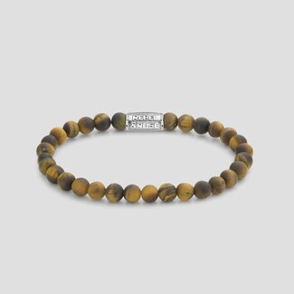 Rebel & Rose Rebel&Rose Armband RR-60083-S-L Matt Tiger Lily - 6mm L