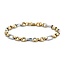 Blush Blush Armband 2177BGO 14k Goud in Bi-color Jassaron Fantasie 18cm
