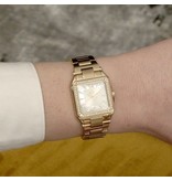 GC GC Horloge Y85001L1MF Dames Swiss Made Quartz Staal Goldplated met Swarovski steentjes
