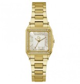 GC GC Horloge Y85001L1MF Dames Swiss Made Quartz Staal Goldplated met Swarovski steentjes