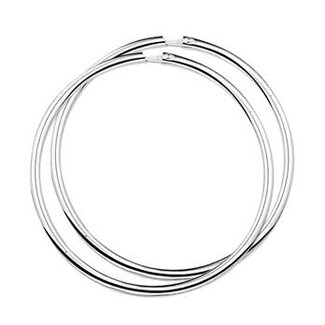 Blinckers Jewellery Huiscollectie 1322226 Oorbellen Creool Zilver 44x2MM
