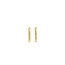 Blush Blush Oorbellen 7266YGO 14k Geelgoud met Ribbel Motief