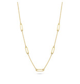 Blush Blush Collier 3102YGO 14k Geelgoud met Closed Forever Elementen 45cm