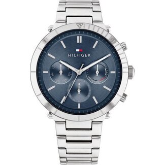 Tommy Hilfiger Tommy Hilfiger Horloge TH1782349 Staal Quartz Chronograaf met Blauwe Wijzerplaat