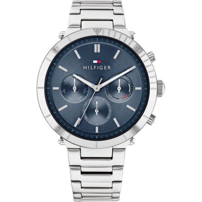 Tommy Hilfiger Tommy Hilfiger Horloge TH1782349 Staal Quartz Chronograaf met Blauwe Wijzerplaat