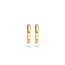 Blush Blush Oorbellen 7217YGO 14k Geelgoud Glad Ovaal 2mm x 14mm
