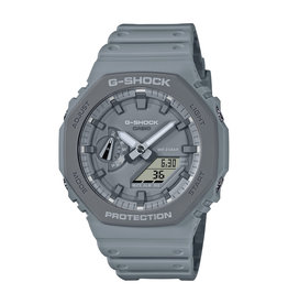 Casio G-Shock Casio G-shock GA-2110ET-8AER horlogeanaloog ic.m.  digitaal G-Schock unisex grijze kunstof kast en band