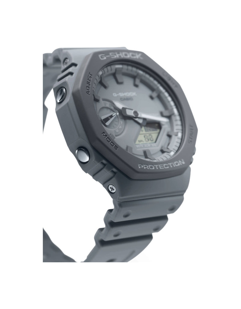 Casio G-Shock Casio G-shock GA-2110ET-8AER horlogeanaloog ic.m.  digitaal G-Schock unisex grijze kunstof kast en band