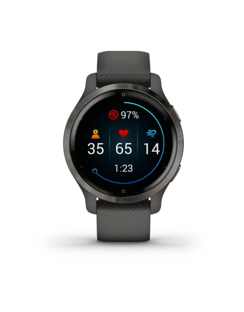 Garmin 010-02429-10 Smartwatch unisex Venu 2S GPS Wi-Fi donkergrijs -  Blinckers Jewels \u0026 Watches