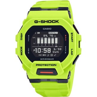 Casio G-Shock Casio G-Shock GBD-200-9ER Digitaal Kunstof in Signaal Kleur Geel