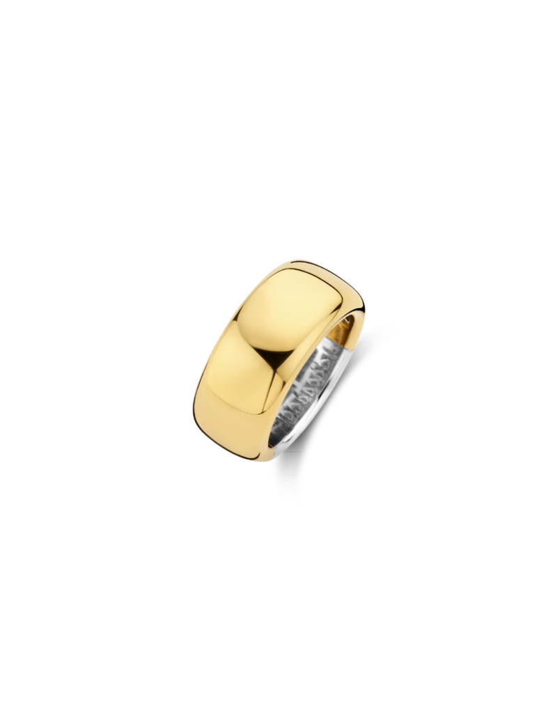 Ti Sento Milano Ti Sento Ring 12234SY/54 ring goldplated breed 10mm