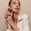 Ti Sento Milano Ti Sento Ring 12238SY/56 Ring Gedraaid Zilver met Geelgouden Plating Maat 56