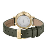 Cluse Cluse CW10503 horloge dames Boho Chic petite goldplated met groene leren band