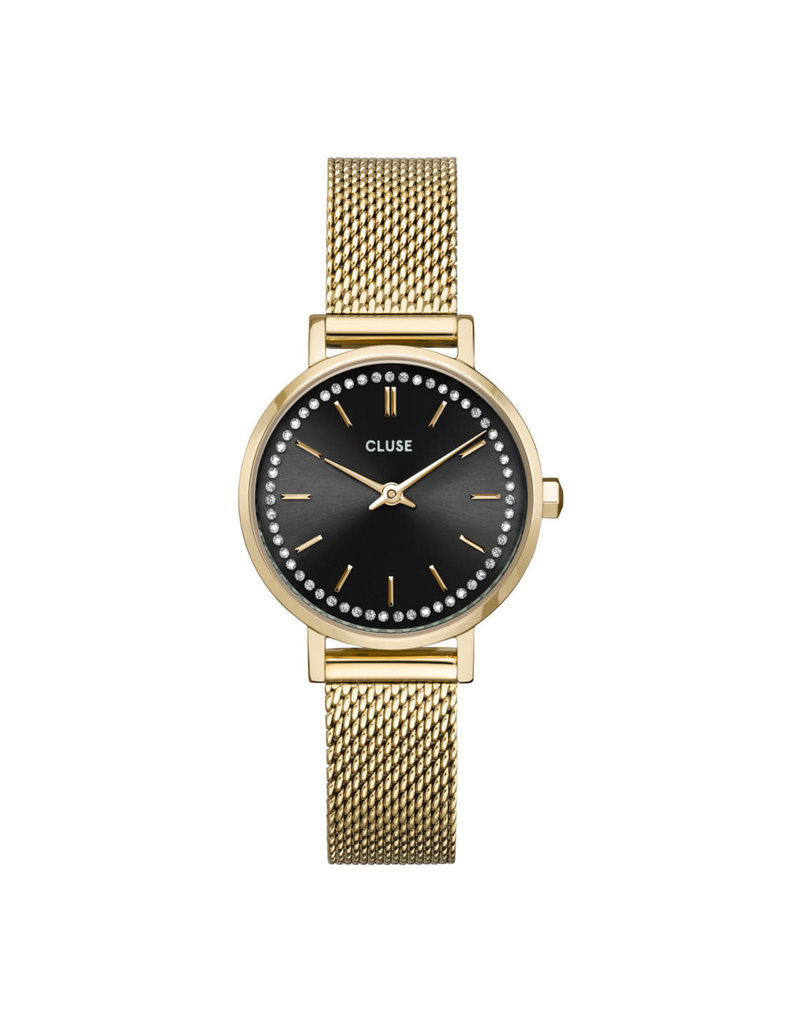 Cluse Cluse CW10501 horloge dames staal goldplated Boho Chic petite met stalen mesh band