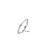 Ti Sento Milano Ti Sento Milano 12249ZI/54 ring zilver met zirconia