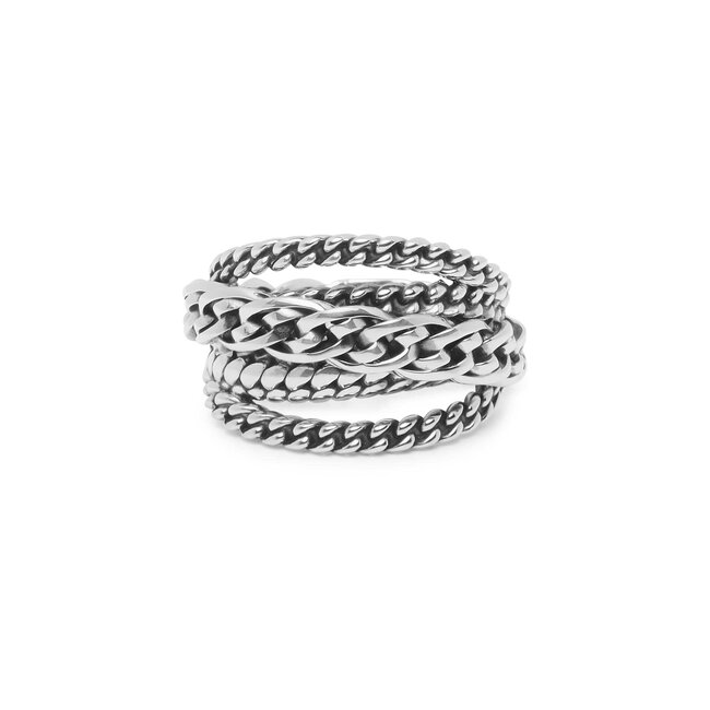 Buddha to Buddha Buddha to Buddha Ring 616 18 Multi Chain Nathalie Zilver Maat 18