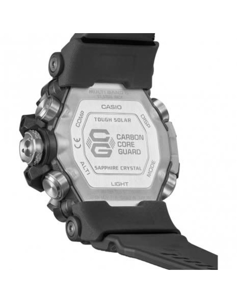 Casio G-Shock CASIO G-Shock GWG-2000-1A1ER Horloge Heren Mudmaster Solar Staal met Zwart Horlogeband