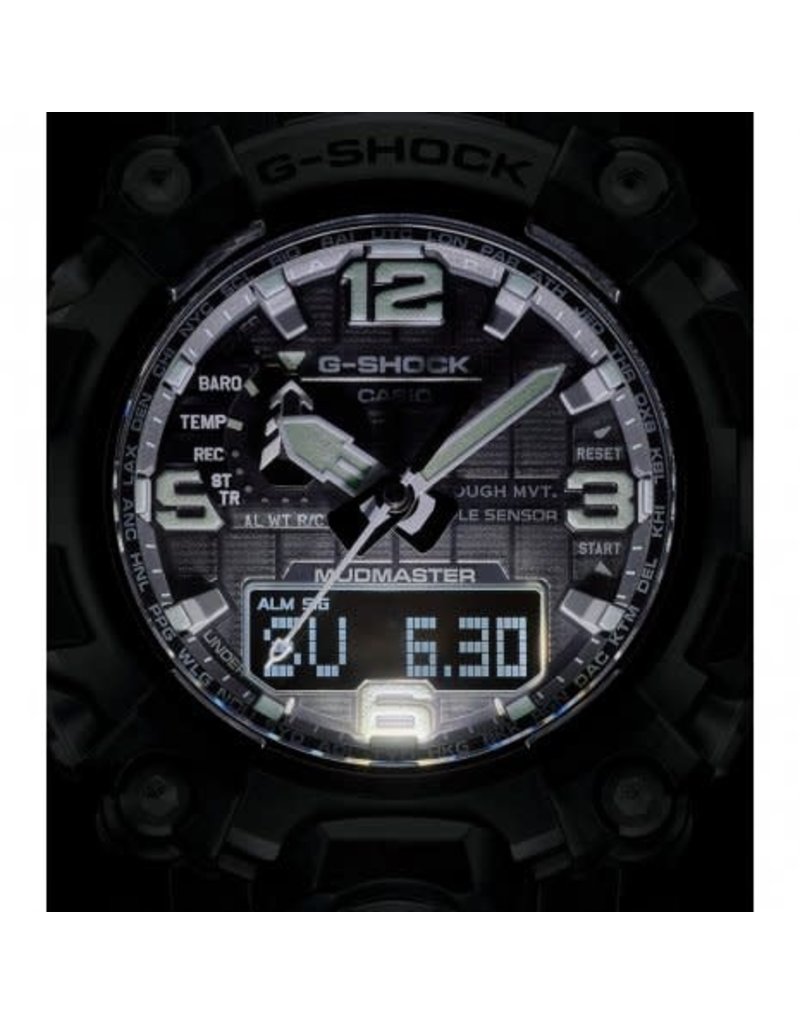 Casio G-Shock CASIO G-Shock GWG-2000-1A1ER Horloge Heren Mudmaster Solar Staal met Zwart Horlogeband