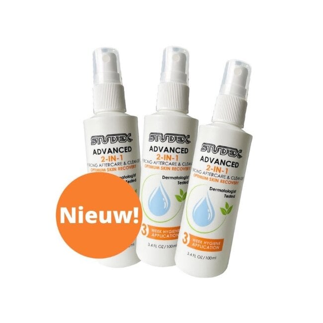 Studex EU-R907 Advanced 2 in 1 piercing after care & cleanser (zorg en reiniging)