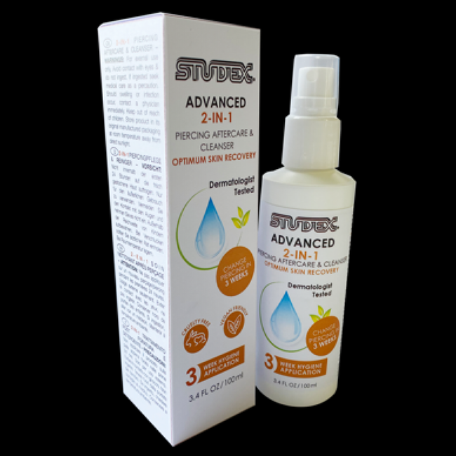 Studex EU-R907 Advanced 2 in 1 piercing after care & cleanser (zorg en reiniging)