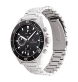 Tommy Hilfiger Tommy Hilfiger Heren Horloge TH1791916 Staal Quartz Chronograaf Larson Diver 46mm