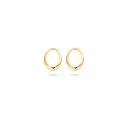 Blush Blush Oorbedels 9050YGO 14k Geelgoud Ovale Ringen