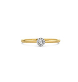 Blush Blush Ring 1646BDI/54 14k Geelgoud 0,04crt G SI Briljant geslepen Diamant Maat 54