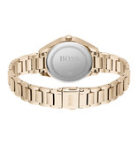 BOSS BOSS Horloge Dames HB 1502603 Staal Rosé Plated Wijzerplaat Bruin