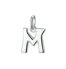 Blinckers Jewelry Huiscollectie BJ 10.02775 Bedel letter M zilver