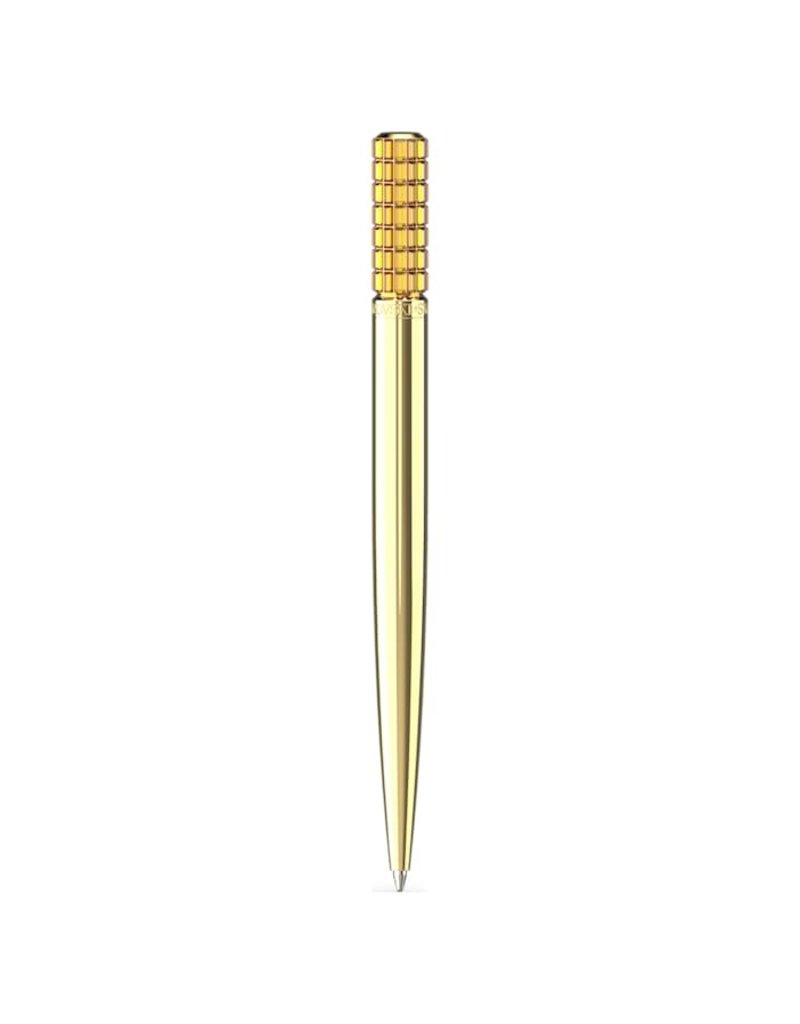 Swarovski Swarovski 5618156 Luxe pen staal geel goud platen met Swarovski baquettes