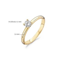 Blush Blush 1133YZI/54  Ring in 14 k geelgoud met briljant geslepen zirkonia in zetting