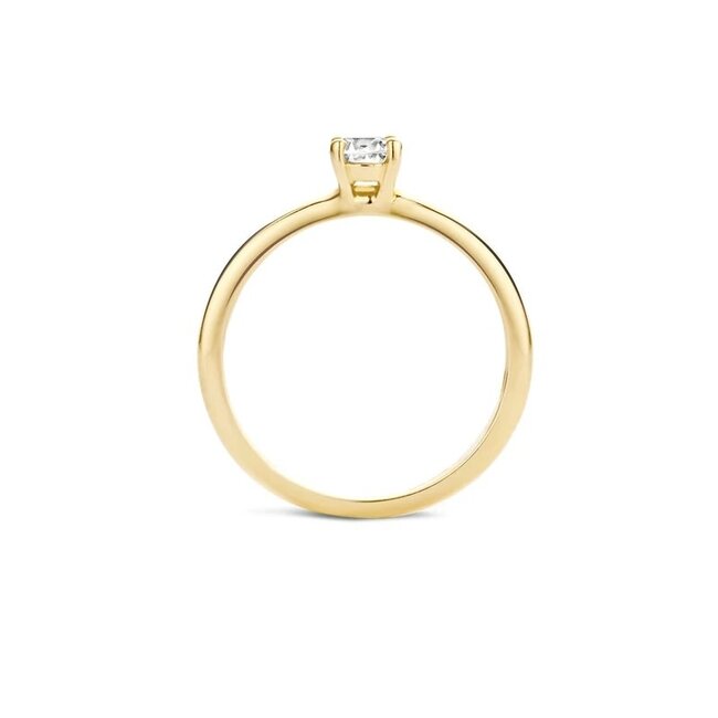 Blush Blush 1133YZI/54  Ring in 14 k geelgoud met briljant geslepen zirkonia in zetting