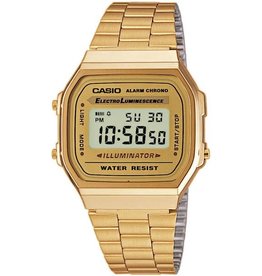 Casio G-Shock Casio A168WG-9EF horloge unisex digitaal goldplated