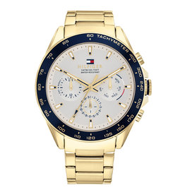 Tommy Hilfiger Tommy Hilfiger Heren Horloge TH1791969 Staal met Goude Plating Quartz Chronograaf