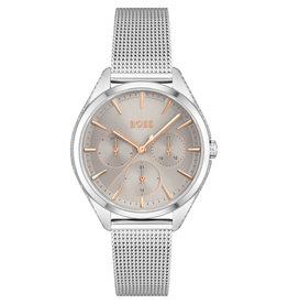 BOSS BOSS Horloge Dames HB1502638 Staal Chronograaf met Mesh Horlogeband