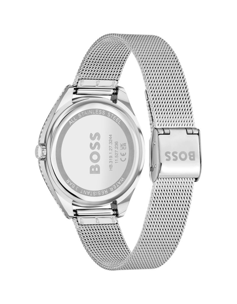 BOSS BOSS Horloge Dames HB1502638 Staal Chronograaf met Mesh Horlogeband