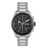 BOSS BOSS Horloge Heren HB1513949 Staal Chronograaf met Zwarte Wijzerplaat