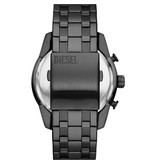 Diesel DZ4589 horloge heren staal 51 mm zwart plated met stalen band en oiled glas